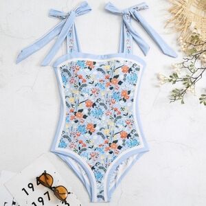 Reversible Floral Print Swimsuit